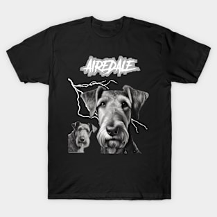 Airedale Heavy Metal Dog Lover T-Shirt